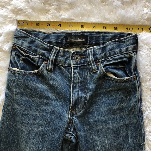 Old Navy Boys Size 6 Slim Boot Cut Jeans Pants 100% Cotton - Picture 7 of 12